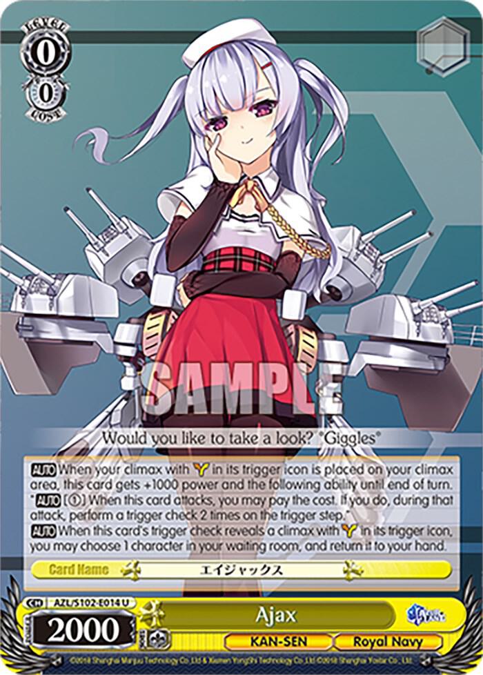 Ajax AZL/S102-E014 U Azur Lane Card