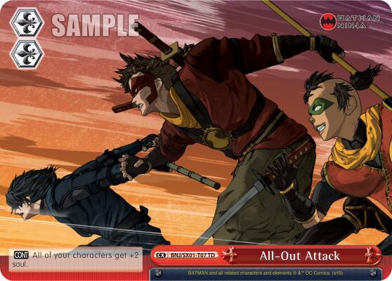 All Out Attack BNJ/SX01-T07 TD Batman Ninja Card