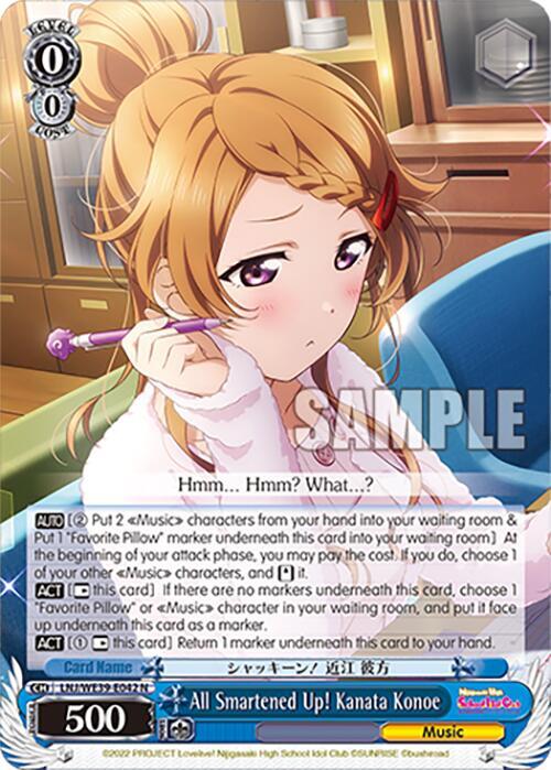 All Smartened Up Kanata Konoe LNJ/WE39-E042 N Love Live! School Idol Festival Series 10th Anniversary Premium Booster Card