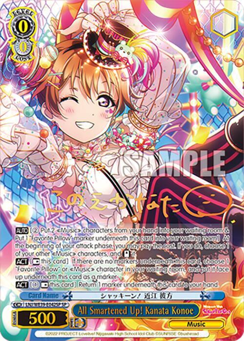 All Smartened Up Kanata Konoe SP LNJ/WE39-E042SP SP Love Live! School Idol Festival Series 10th Anniversary Premium Booster Card