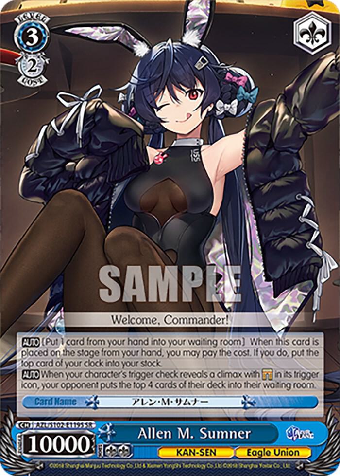 Allen M Sumner SR AZL/S102-E119S SR Azur Lane Card