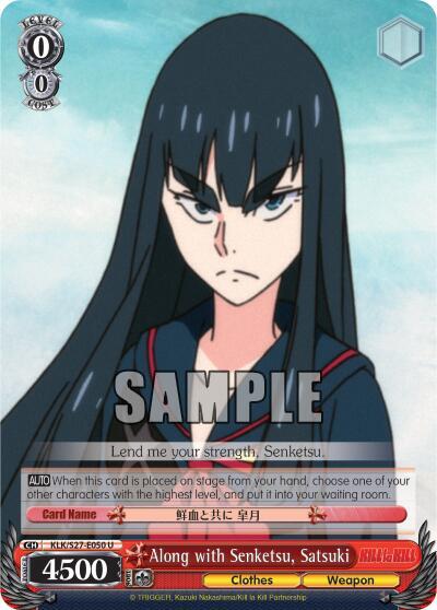Along with Senketsu Satsuki KLK/S27-E050 U KILL la KILL Card