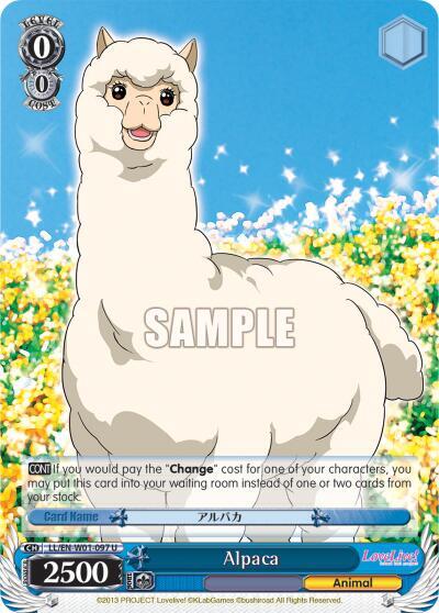 Alpaca LL/EN-W01-097 U Love Live! DX Card