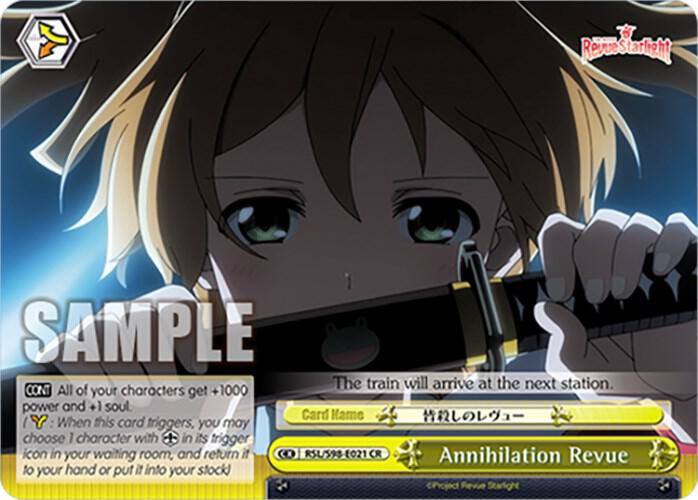Annihilation Revue RSL/S98-E021 CR Revue Starlight The Movie Card