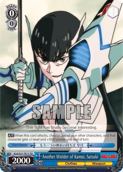 Another Wielder of Kamui Satsuki KLK/S27-TE17 TD KILL la KILL Card