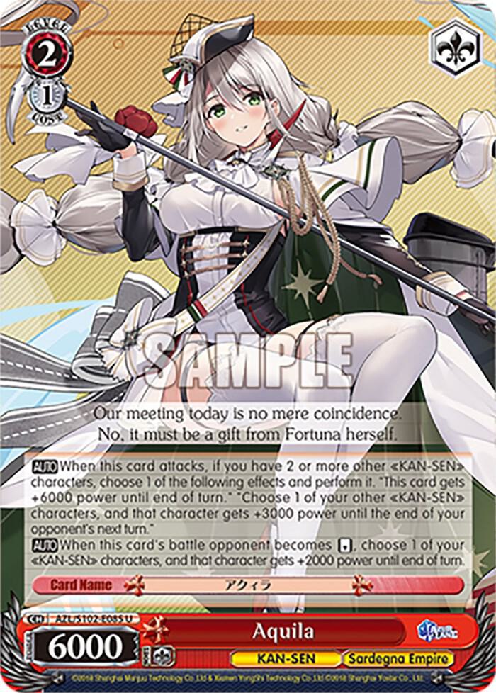 Aquila AZL/S102-E085 U Azur Lane Card