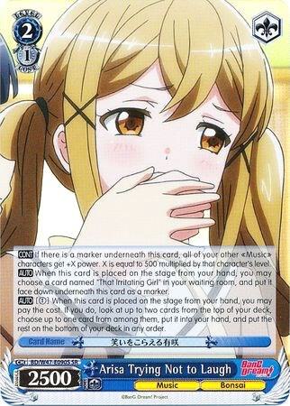 Arisa Trying Not to Laugh SR BD/W47-E090S SR BanG Dream! Card
