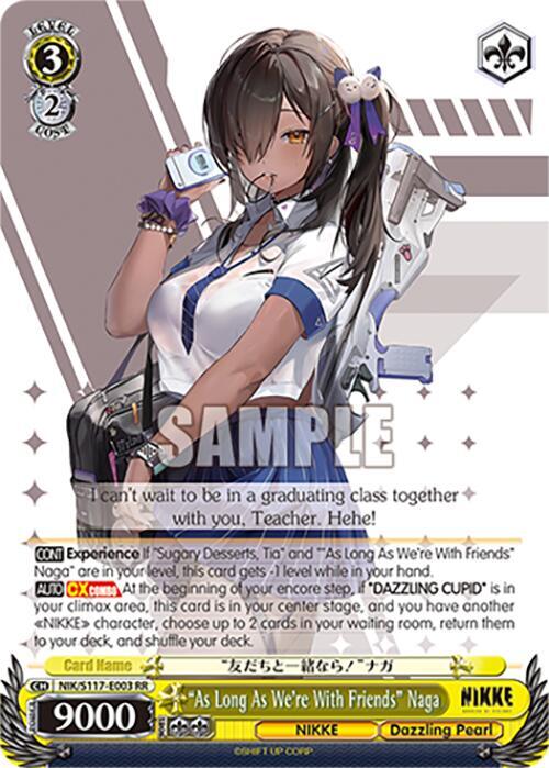 As Long As Were With Friends Naga NIK/S117-E003 RR GODDESS OF VICTORY: NIKKE Card