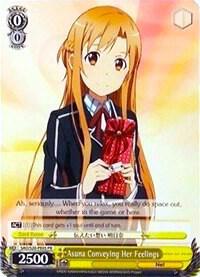 Asuna Conveying Her Feelings SAO/S20-PE05 PR Sword Art Online Card