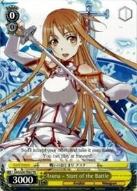 Asuna Start of the Battle TD SAO/S20-TE02 TD Sword Art Online Card