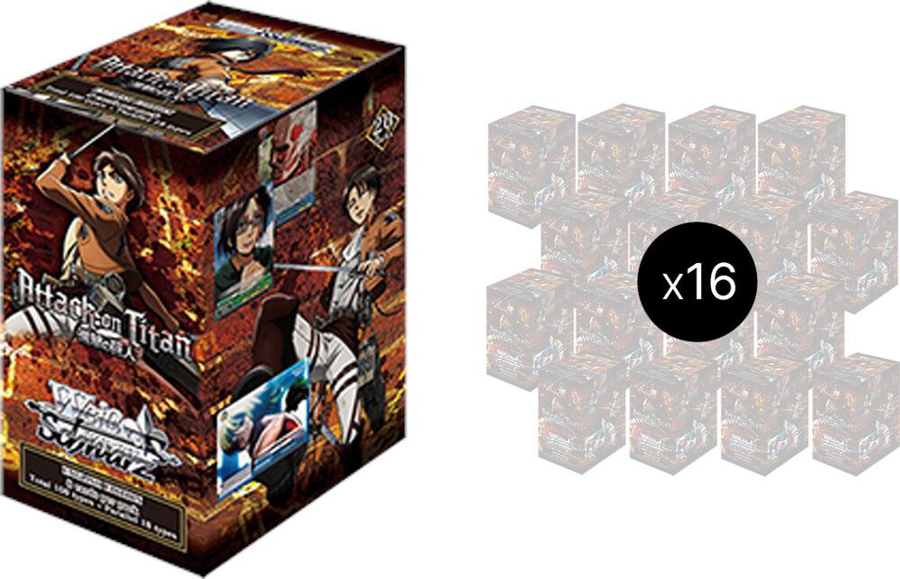 Attack On Titan Booster Box Case  Attack on Titan Card