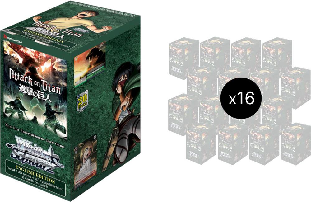 Attack on Titan Vol 2 Booster Box Case Attack on Titan Vol. 2 Card