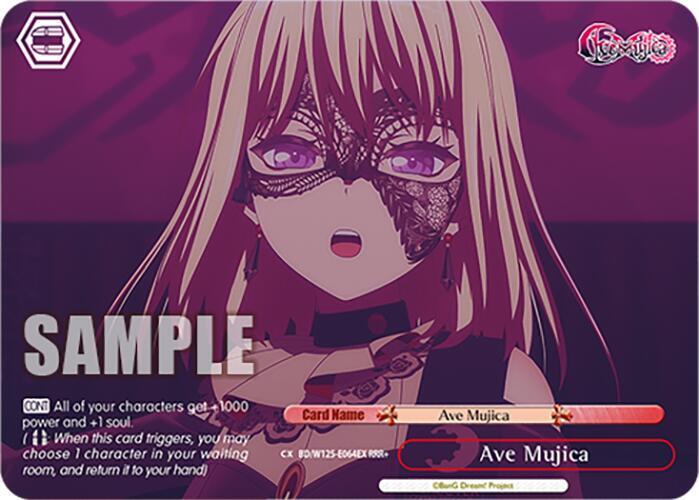 Ave Mujica RRRplus BD/W125-E064EX RRR+ MyGO!!!!! x Ave Mujica Card
