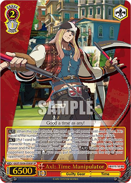 Axl Time Manipulator SP GGST/SX06-058SP SP Guilty Gear -Strive- Card