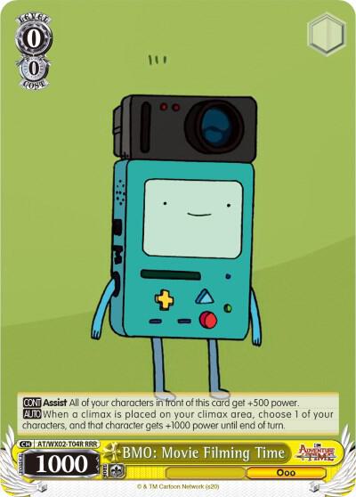 BMO Movie Filming Time RRR AT/WX02-T04R RRR Adventure Time Card