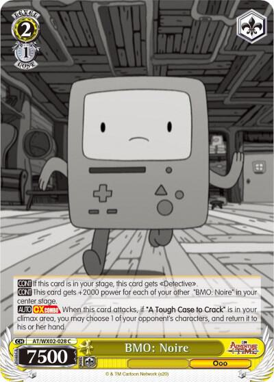 BMO Noire AT/WX02-028 C Adventure Time Card