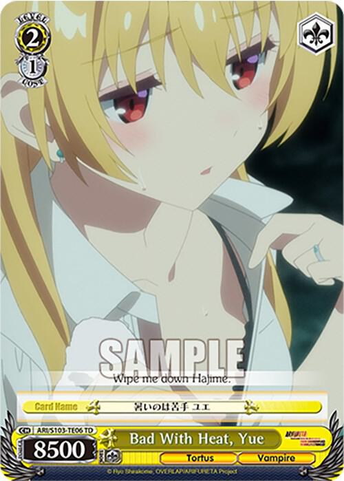 Bad With Heat Yue ARI/S103-TE06 TD Arifureta: From Commonplace to World's Strongest Card