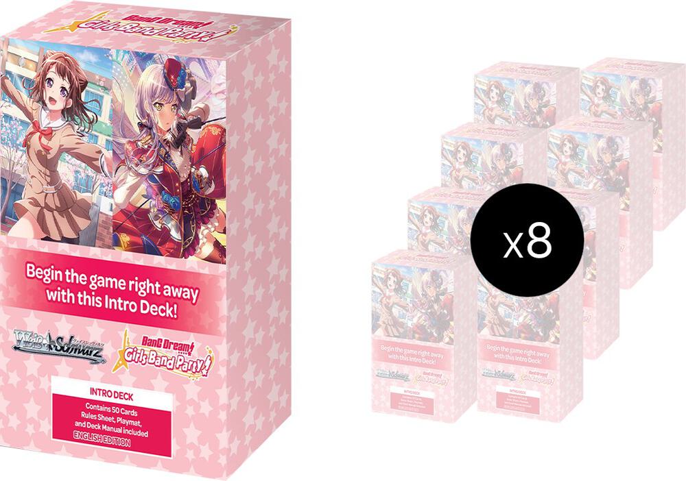 BanG Dream Girls Band Party 5th Anniversary Trial Deckplus Display  BanG Dream! Girls Band Party! 5th Anniversary Card