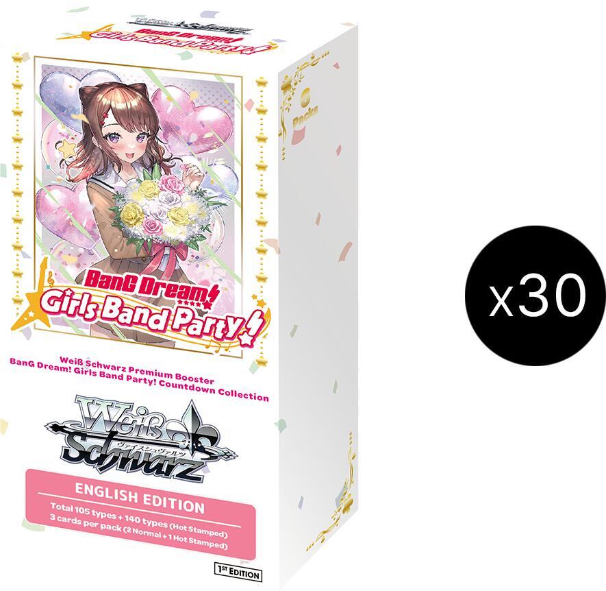 BanG Dream Girls Band Party Countdown Collection Premium Booster Box Case BanG Dream! Girls Band Party! Countdown Collection Premium Booster Card