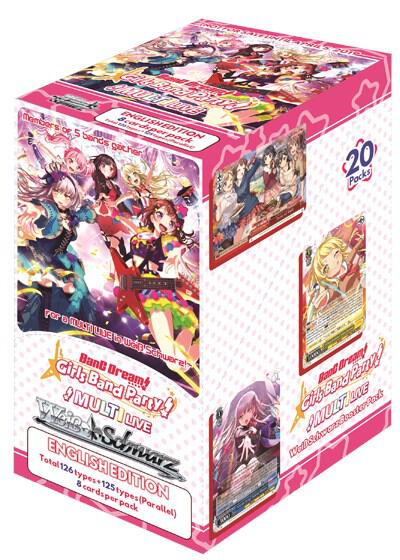 BanG Dream Girls Band Party MULTI LIVE Booster Box BanG Dream! Girls Band Party! MULTI LIVE Card