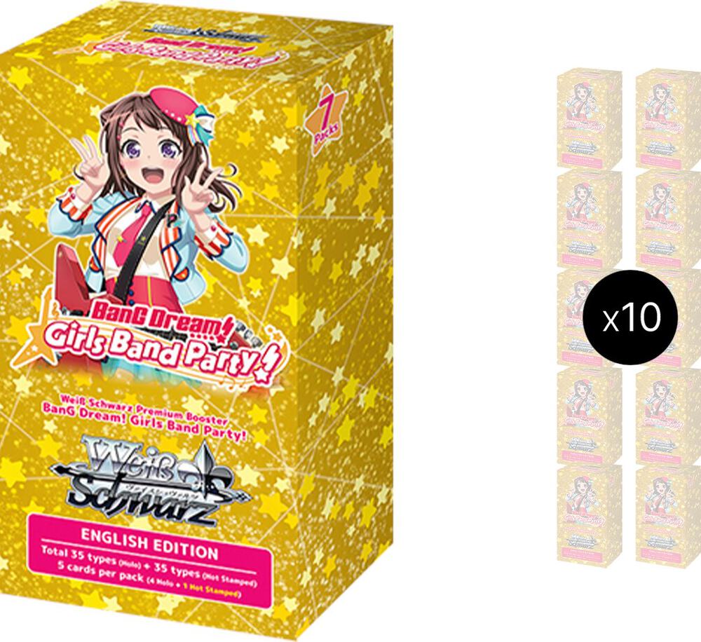 BanG Dream Girls Band Party Premium Booster Box Case BanG Dream! Girls Band Party! Premium Booster Card