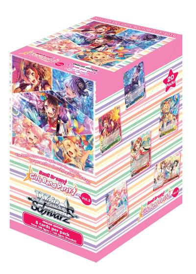 BanG Dream Girls Band Party Vol2 Booster Box BanG Dream! Girls Band Party! Vol.2 Card