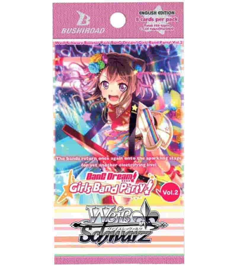 BanG Dream Girls Band Party Vol2 Booster Pack BanG Dream! Girls Band Party! Vol.2 Card