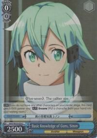 Basic Knowledge of Guns Sinon Parallel Foil SAO/SE23-E25 C Sword Art Online II Card