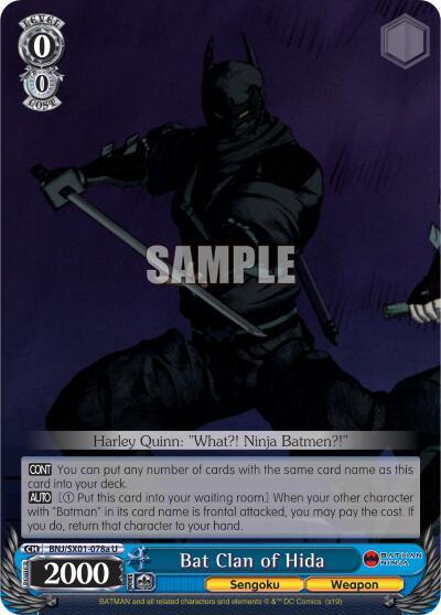 Bat Clan of Hida A BNJ/SX01-078a U Batman Ninja Card