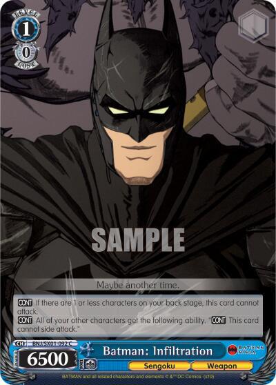 Batman Infiltration BNJ/SX01-092 C Batman Ninja Card