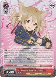 Battle Stance Silica Parallel Foil SAO/SE26-E26 C Sword Art Online II Vol.2 Card
