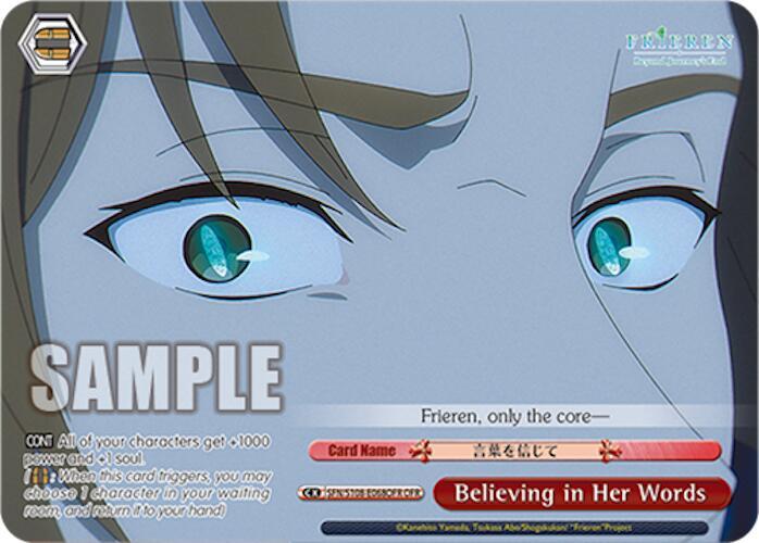 Believing in Her Words OFR SFN/S108-E068OFR OFR Frieren: Beyond Journey’s End Card