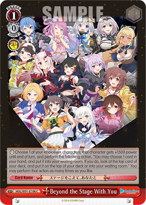 Beyond the Stage With You HOL/W91-E106 C hololive production Card