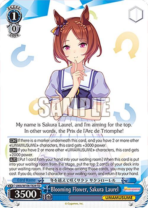 Blooming Flower Sakura Laurel UMA/W106-TE29 Umamusume: Pretty Derby Card