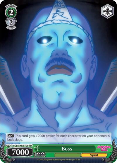 Boss MOB/SX02-T08 TD Mob Psycho 100 Card