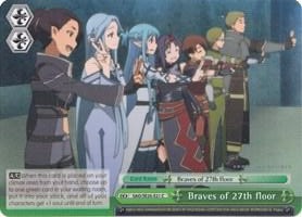 Braves of 27th floor Parallel Foil SAO/SE26-E21 C Sword Art Online II Vol.2 Card