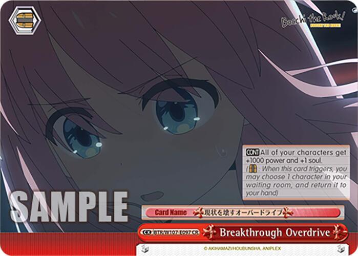 Breakthrough Overdrive BTR/W107-E097 CR BOCCHI THE ROCK! Card