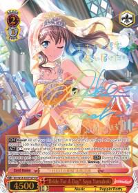 Bride For A Day Saya Yamabuki SSP BD/W54-E057SSP SSP BanG Dream! Girls Band Party! Card