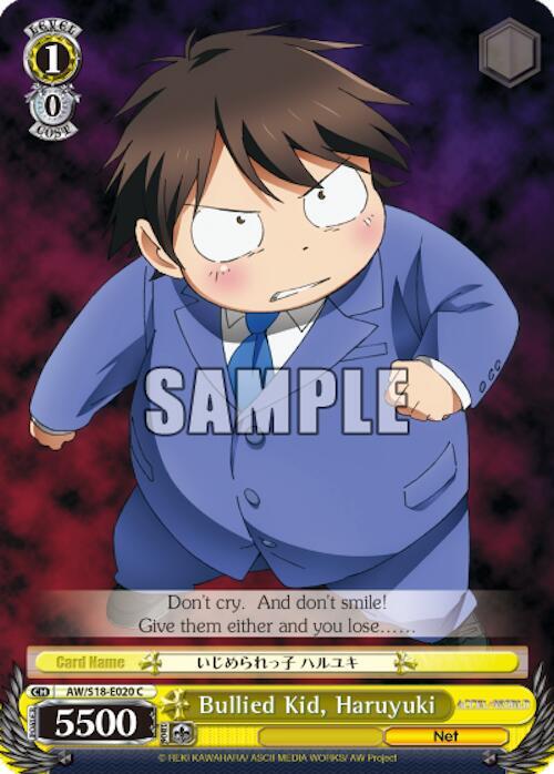 Bullied Kid Haruyuki AW/S18-E020 C Accel World Card