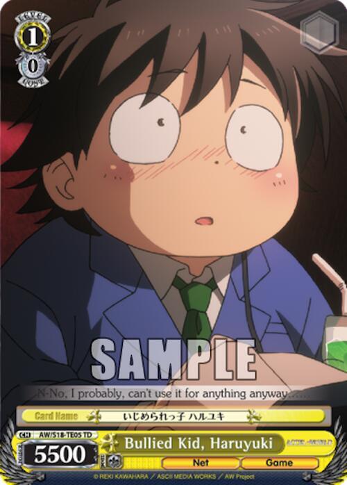 Bullied Kid Haruyuki Trial Deck AW/S18-TE05 TD Accel World Card