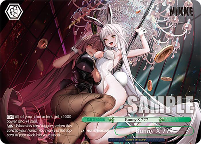 Bunny X 777 RRRplus NIK/S117-E056EX RRR+ GODDESS OF VICTORY: NIKKE Card