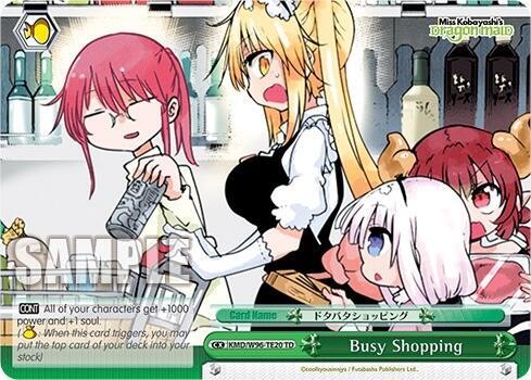 Busy Shopping KMD/W96-TE20 TD Miss Kobayashi's Dragon Maid Card
