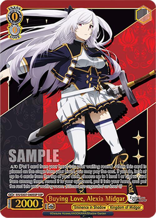 Buying Love Alexia Midgar SSP EIS/SX07-040SSP The Eminence in Shadow Card