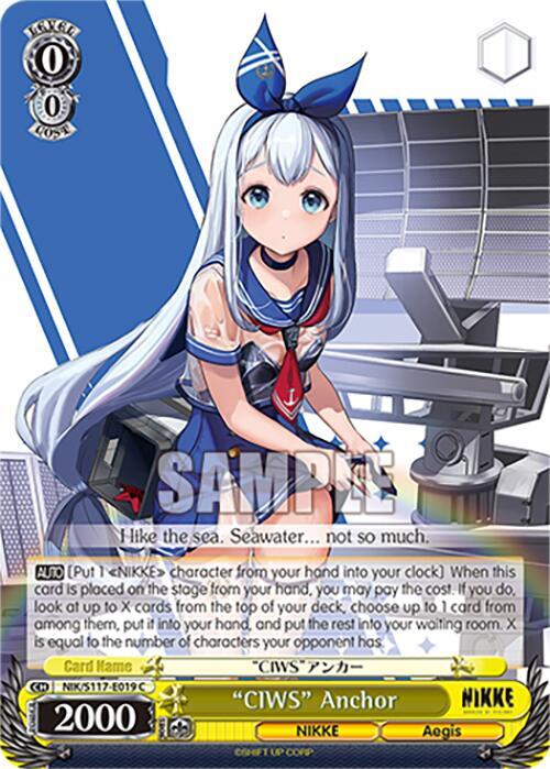 CIWS Anchor NIK/S117-E019 C GODDESS OF VICTORY: NIKKE Card