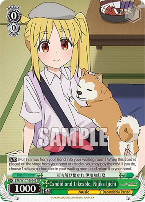 Candid and Likeable Nijika Ijichi SR BTR/W107-E054S SR BOCCHI THE ROCK! Card