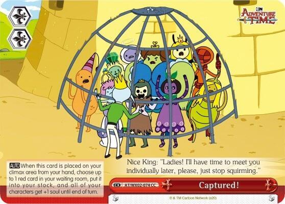 Captured AT/WX02-074 CC Adventure Time Card