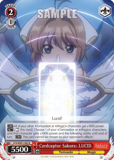 Cardcaptor Sakura LUCID CCS/WX01-063 R Cardcaptor Sakura: Clear Card Card
