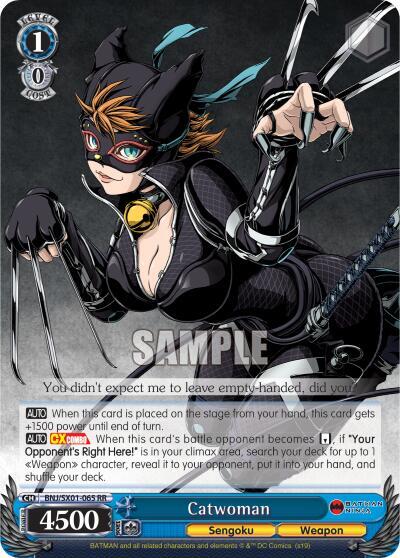 Catwoman BNJ/SX01-065 RR Batman Ninja Card