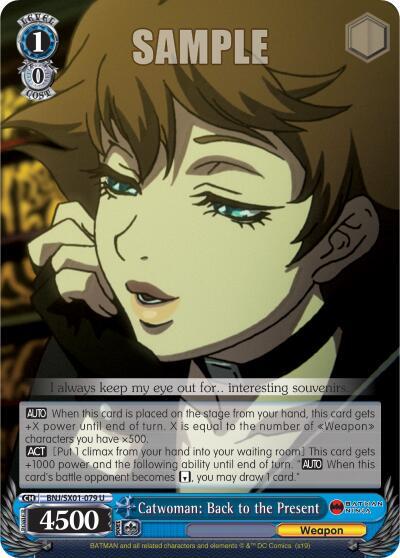 Catwoman Back to the Present BNJ/SX01-079 U Batman Ninja Card