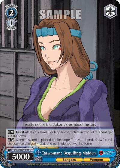 Catwoman Beguiling Maiden BNJ/SX01-081 U Batman Ninja Card